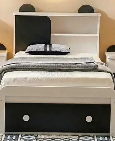Danube Home single bed for kids with headboard storage & front drawer (new in box) never used