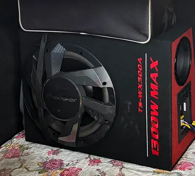 Pioneer 12" Subwoofer in 1300W Max Enclosure (TS-WX300A style)