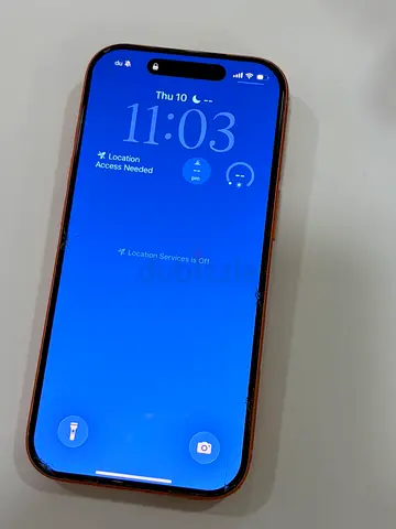iPhone 17 pro (orange ) - Used, Screen protection
