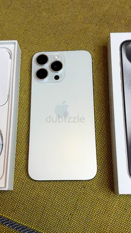 Iphone 15pro max 256gb White titanium