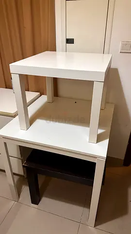 IKEA LACK side table - white, good used condition