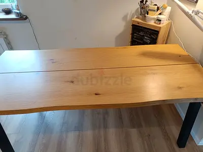 Solid oak dining/desk table 90x200cm