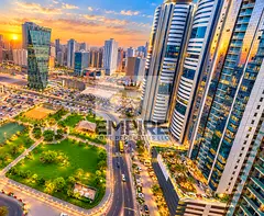 Full open view make space Prime location fully glasses master room1 parking free exit to Dubai