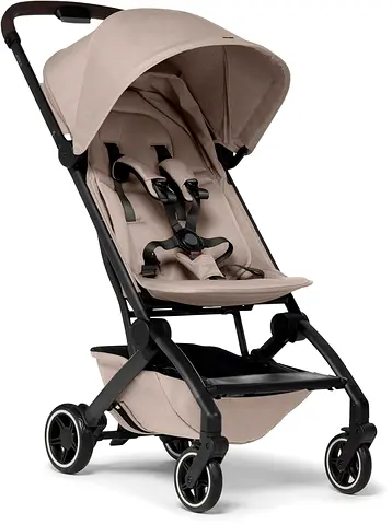 Lightweight compact stroller in beige – good condition