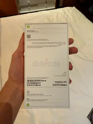 Brand new sealed iPhone 17 pro max 256 GB box (unopened) - original packaging