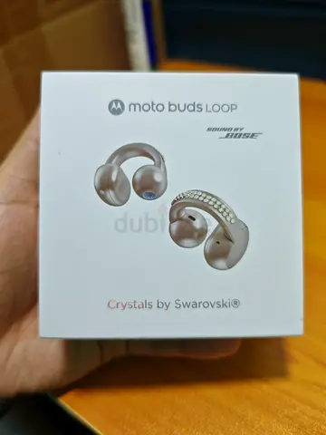 Moto Buds Loop (Bose tuned) Crystals by Swarovski - Brand New