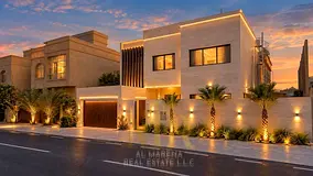Villa in Al Rawda 1, Ajman, modern finishing, with a swimming pool, directly opposite the mosque. El