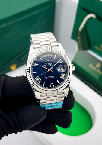 Rolex Day-Date 40mm Roman Dial Super Clone Swiss Movement