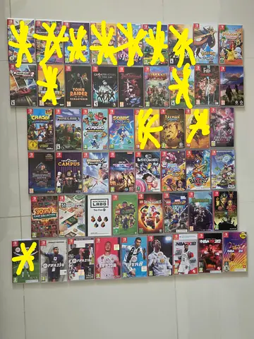 Nintendo Switch Games mario pokemon tomb rider Jumanji kombat rayman crash Mincraft fifa
