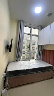 Available new single partition with smart tv and fridge in Dubai Silicone Oasis DSO