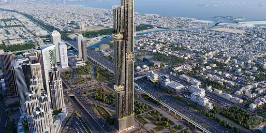غرفة نوم واحدة مفروشة | إطلالات على المارينا والمدينة | ريجاليا بيزنس باي