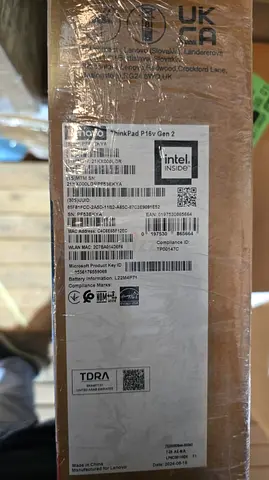 Lenovo ThinkPad P16v Gen 2- Ultra 7-155H 16GB RAM 512GB SSD RTX A500 4GB