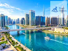Investor Deal | Full Canal &Burj Khalifa View | Vacant 1Bed | Balcony