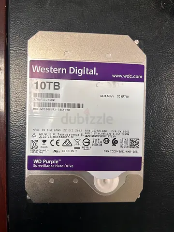 10 TB Western Digital HDD Surveillance