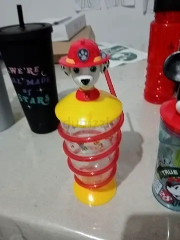 Paw Patrol Marshall Spiral Water Bottle / Toy Cup
