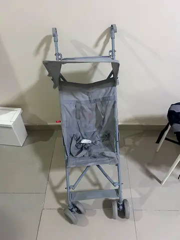 MOON - Jet-Light Weight/Compact Fold Buggy Stroller-Light Grey
