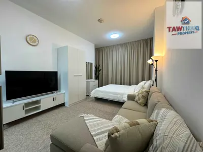 Furnished Studio Apartment for Rent – Orient Towers, Ajman