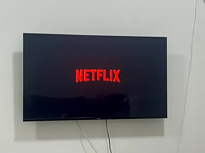 Impex 50” Wall-Mounted Smart LED TV - Good Working Condition
