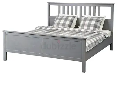 Solid Wood Double Bed Frame with matress, Distress deal, available for a few days only