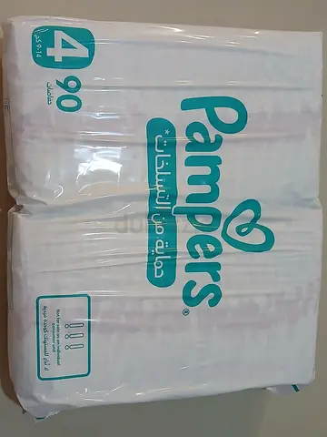 Pampers Size 4 (9-14kg) 90pcs - Rash Protection - New