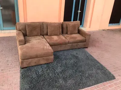 Crate&barrel axis L shape sofa