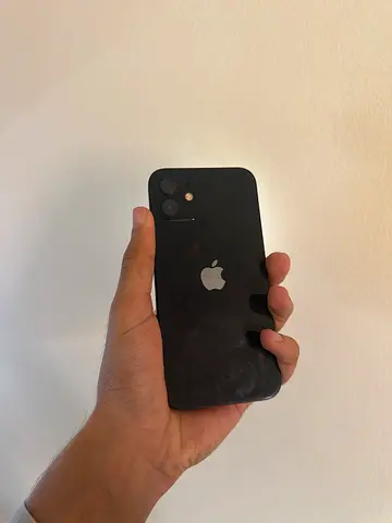 Used iPhone 12 (Black) - Good Working Condition 64 gb 540Aed