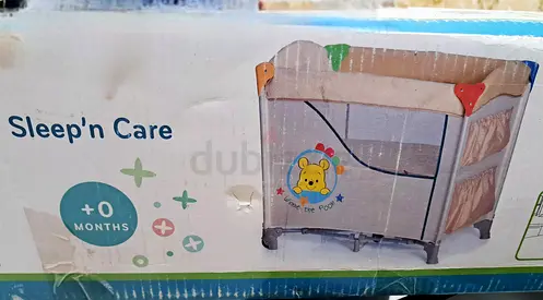 Portable Baby Playpen / Travel Cot - Sleep'n Care (Winnie the Pooh design)