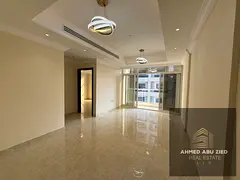 2 bedrooms with modern finishes, elegant decor, open-view balcony, owner maintenance, central AC, vi