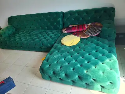 Lshape sofa available ready to sell