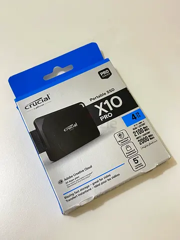 Crucial X10 Pro Portable SSD 4TB - Sealed Box