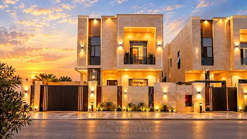 Villa for sale in Al Muwaihat 3, Ajman | 5 master bedrooms | Majlis and two living rooms | Spacious