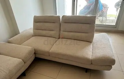 2& 3-Seater XL Fabric Sofa with Adjustable Back