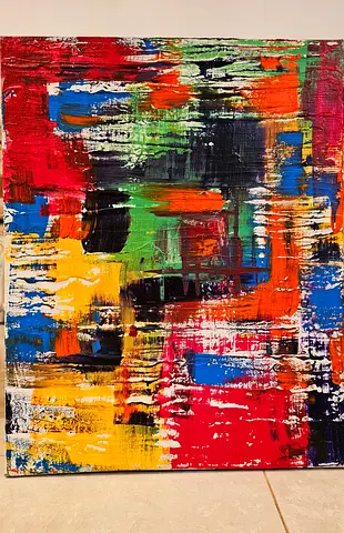 Small abstract painting 3
