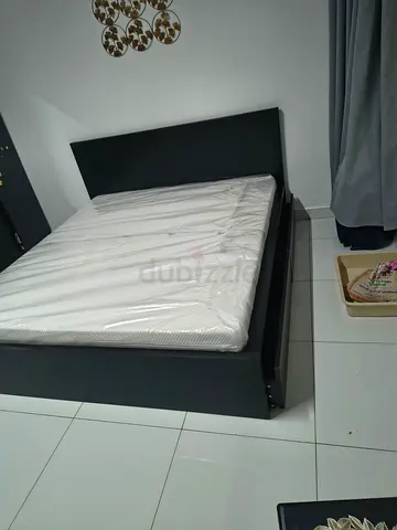 ✨ IKEA MALM queen-Size Bed | 160 × 200 cm with 2 storage drawers and IKEA mattress