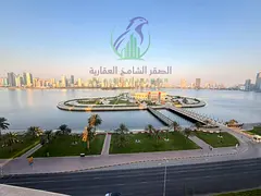 4-bedroom apartment in Al Majaz 3, with 5 bathrooms, free AC and parking, free gym and pool, sauna a
