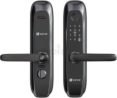 EZVIZ Smart Digital Door Lock with Keypad and Handle (Black)