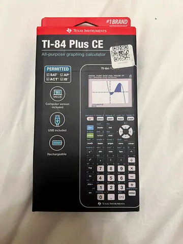 Texas Instruments Ti-84 Plus CE Graphing Calculator