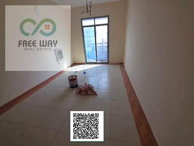 Balcony studio with central air conditioning in Al Naeemiyah for annual rent