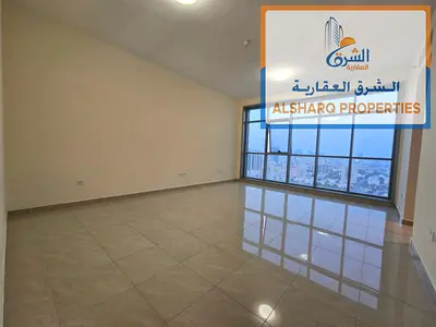 شقة دوبلكس 3 غرف وصالة _ غرفة خادمة ماستر _ باركينج وجيم ومسبح مجاني _ تكييف مجاني _ اطلالة بحرية مباشرة