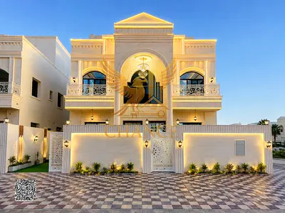 فيلا فاخرة بتصميم كلاسيكي وروف واسع وتملك حر، 6 غرف ماستر، ومواقف واسعة، سعر مميز شامل التسجيل عرض خاص للمشتري الكاش.