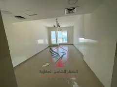 Free AC parking gym and pool. 2-bedroom apartment in Al Majaz 1 with full sea views, large laundry r