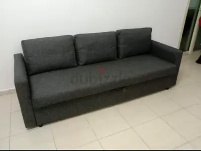 IKEA sofa cum bed 3 seater with big storage