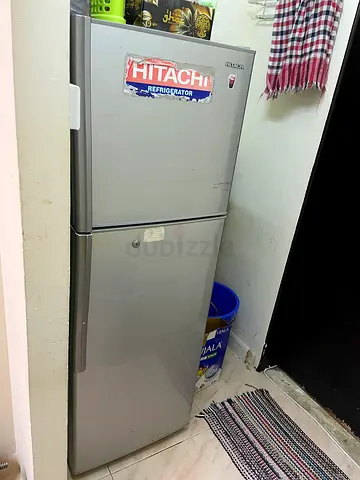 Hitachi double-door refrigerator - good condition