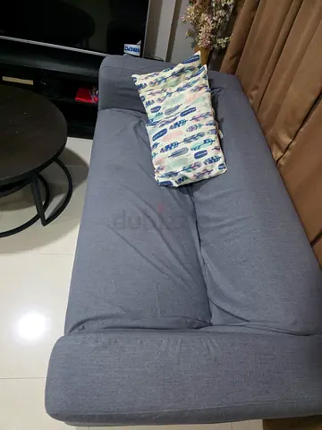 Grey 3-4-Seater Sofa / Loveseat in Good Condition