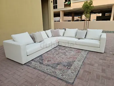 Good Condition The One Kingston Corner Sofa Beige
