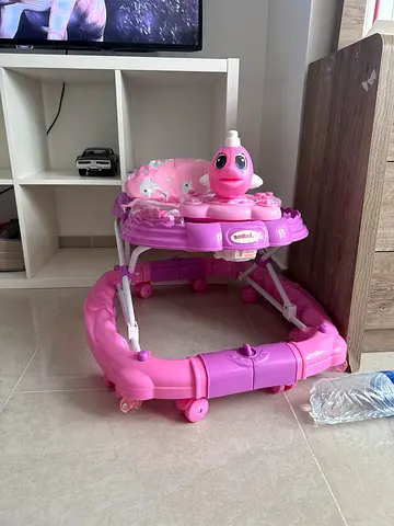 Baby walker cum rocker clean and rarely used for 100 dhs