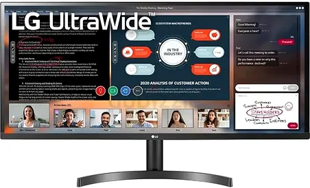 LG 34 Inch Ultrawide Flat IPS WFHD 21:9 HDR10 AMD FreeSync Monitor