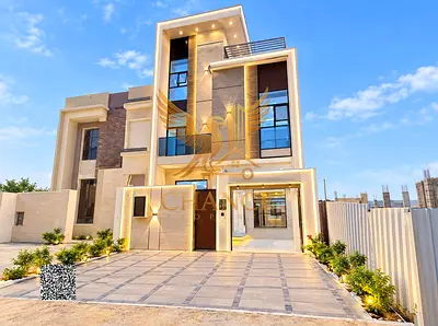 Freehold townhouse in Al Helio 2, featuring two floors and a roof terrace; the price includes registration and ownership fees.