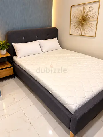 Stylish Upholstered Bed + Orthopedic Mattress | Complete Set |
