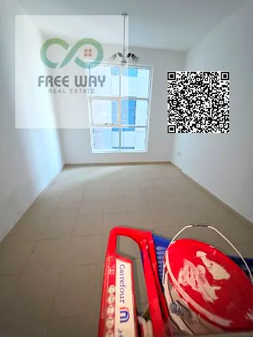 For Annual Rent – ​​Ajman Al Nuaimiya City Tower – Open-plan kitchen, master bedrooms.